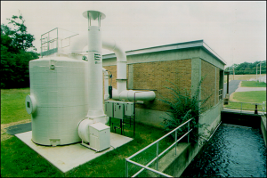 Chlorfilter bei der Abwassertechnik